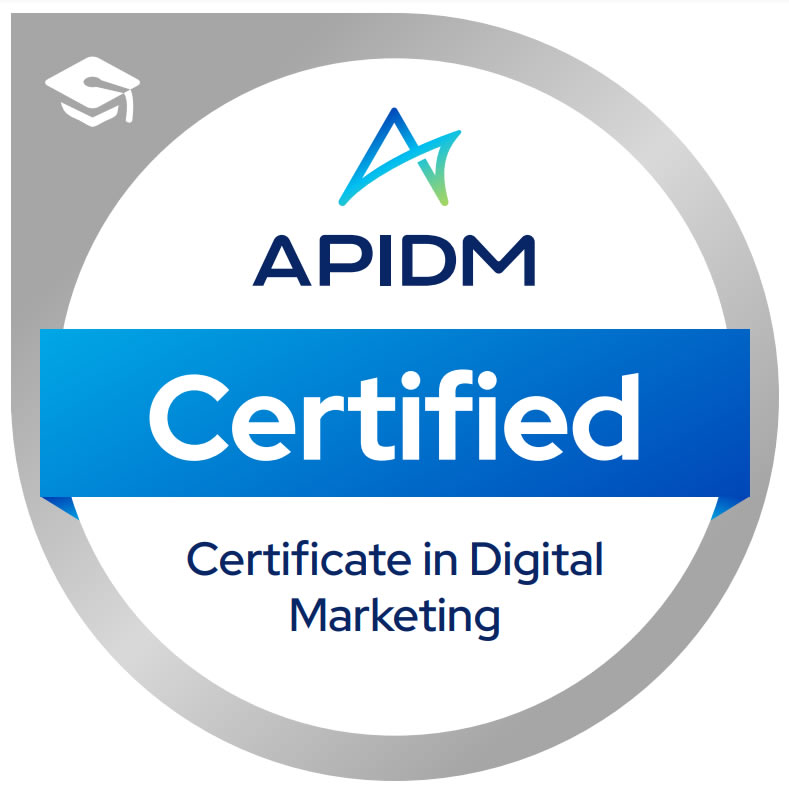 Credly Bage of Certificate in Digital Marketing Program